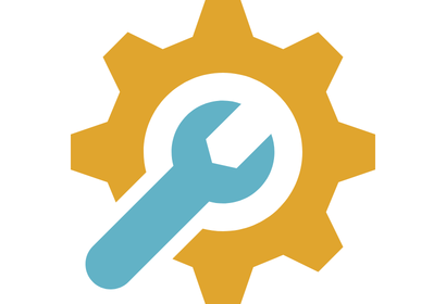 a wrench going into a gear to represent implementation support