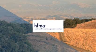 Pleasanton California with HFMA logo overlay