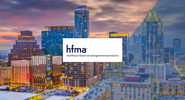 HFMA logo on top of the Austin, Texas skyline for the 2026 Texas Statewide HFMA Conference
