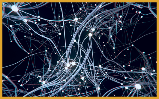 swirling abstract lines on a dark background